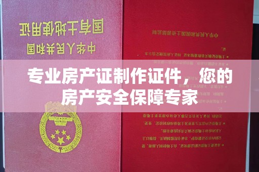 德州专业房产证制作证件，您的房产安全保障专家