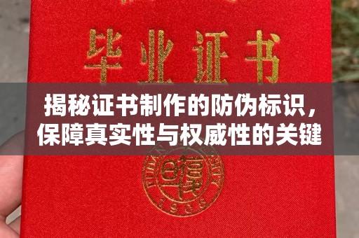 修文揭秘证书制作的防伪标识，保障真实性与权威性的关键